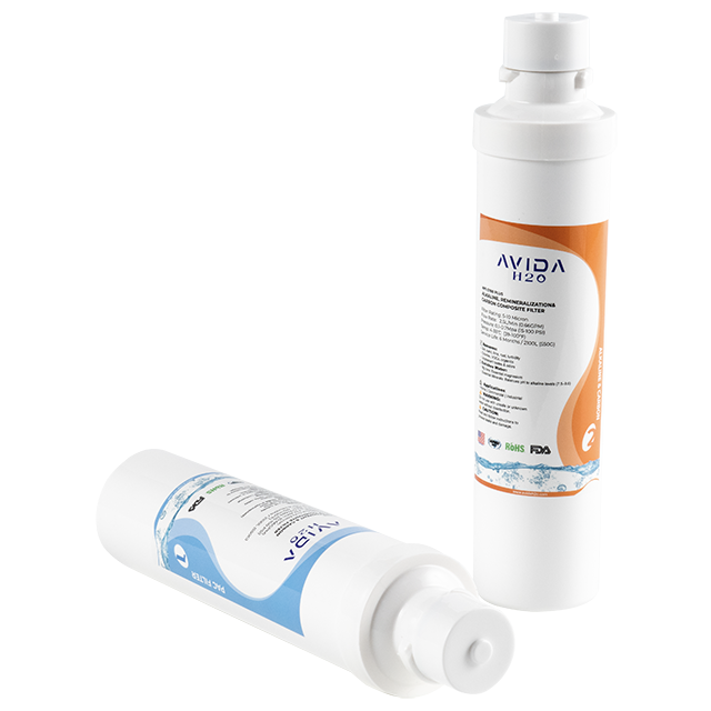 Avida H2O Replacement Filter Pack – UF & ACF Filter + Alkaline Filter (2-Pack) – Multi-Layer Filtration, Mineral Enrichment, Improved Taste